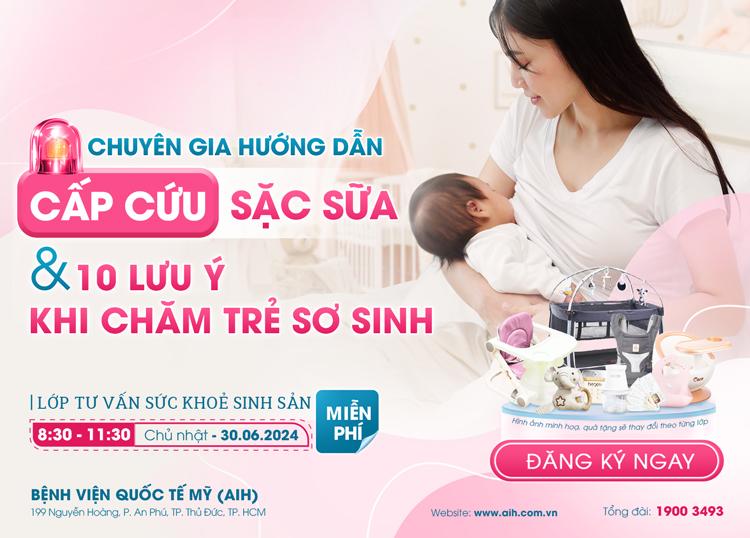 CẤP CỨU BÉ SẶC SỮA & 10 LƯU Ý KHI CHĂM SÓC TRẺ SƠ SINH TẠI NHÀ