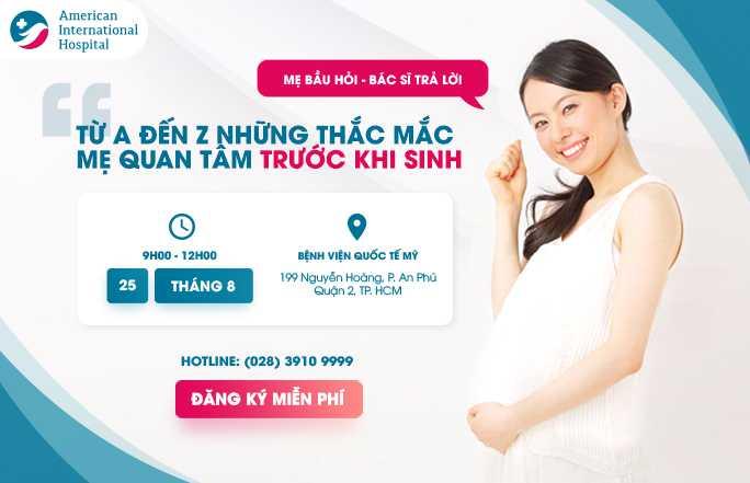 AIH's Prenatal Class in August 2019 - Q&A with AIH's doctor: Moms' concerns during pregnancy