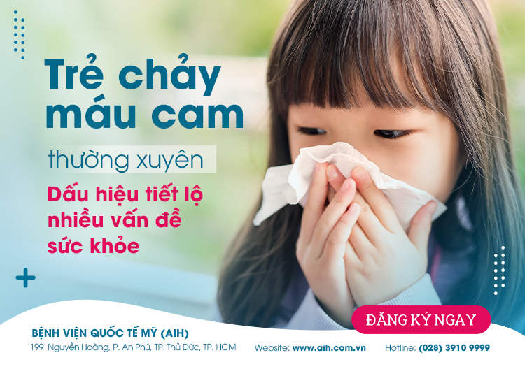 TRẺ CHẢY MÁU CAM THƯỜNG XUYÊN: DẤU HIỆU TIẾT LỘ NHIỀU VẤN ĐỀ SỨC KHỎE