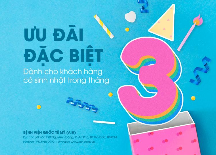 ƯU ĐÃI DÀNH CHO KHÁCH HÀNG CÓ SINH NHẬT TRONG THÁNG 3