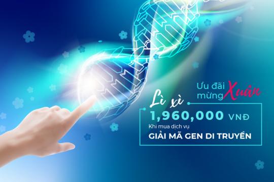 EXPLORING HEALTH POTENTIALS BY GENE TESTING AND GET LUCKY MONEY OF 1,960,000 VND