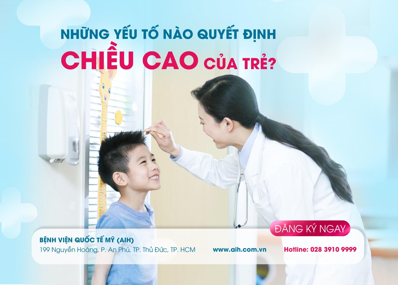 NHỮNG YẾU TỐ NÀO QUYẾT ĐỊNH CHIỀU CAO CỦA TRẺ?