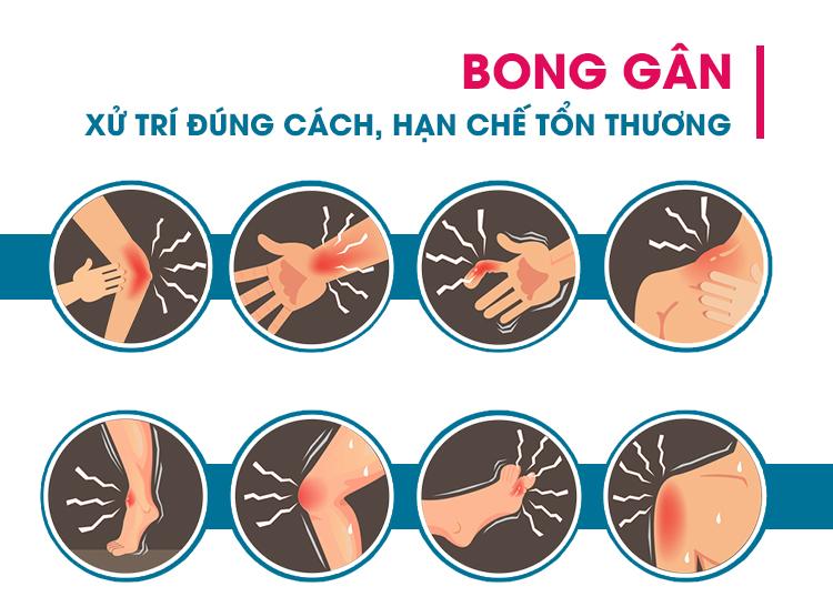 BONG GÂN - XỬ TRÍ ĐÚNG CÁCH, HẠN CHẾ TỔN THƯƠNG