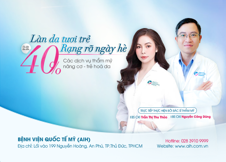 LÀN DA TƯƠI TRẺ - RẠNG RỠ NGÀY HÈ | ƯU ĐÃI LÊN ĐẾN 40% CÁC DỊCH VỤ CHĂM SÓC THẨM MỸ NÂNG CƠ – TRẺ HOÁ DA