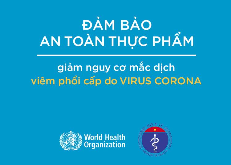 THỰC HIỆN CÁC BIỆN PHÁP AN TOÀN VỆ SINH THỰC PHẨM PHÒNG TRÁNH DỊCH HÔ HẤP VIRUS CORONA CHỦNG MỚI
