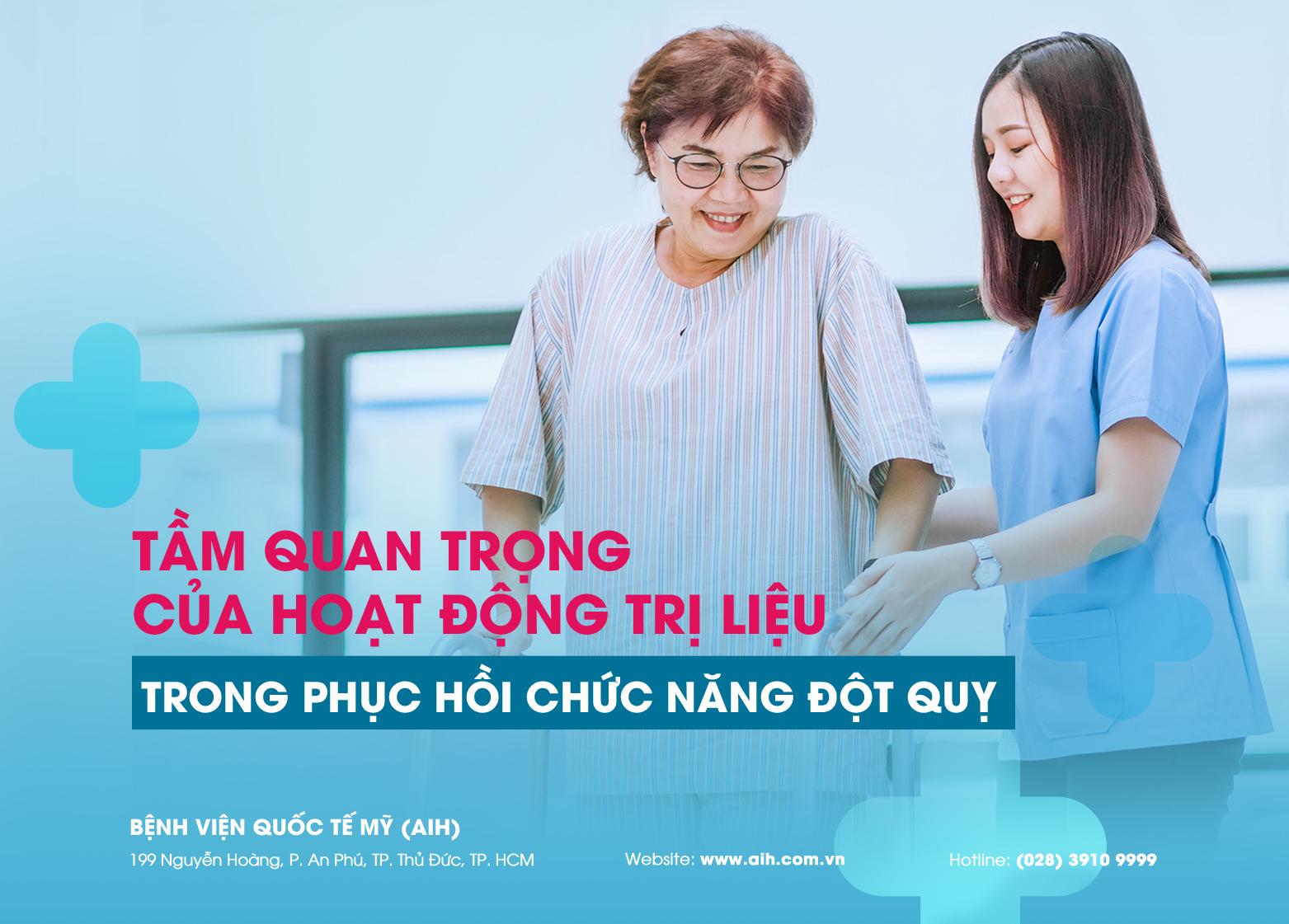 TẦM QUAN TRỌNG CỦA HOẠT ĐỘNG TRỊ LIỆU TRONG PHỤC HỒI CHỨC NĂNG ĐỘT QUỴ