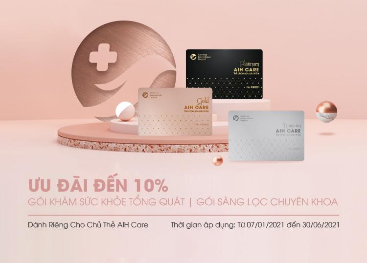 SPECIAL OFFER UP TO 10% FOR AIH CARE CARDHOLDERS.