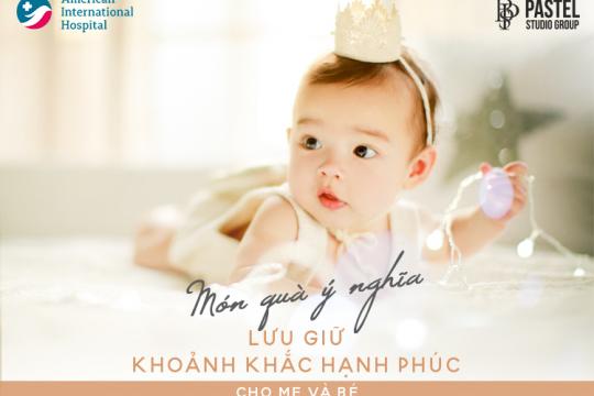 AIH x BABY PASTEL STUDIO | Món quà ý nghĩa lưu giữ khoảnh khắc hạnh phúc cho mẹ và bé