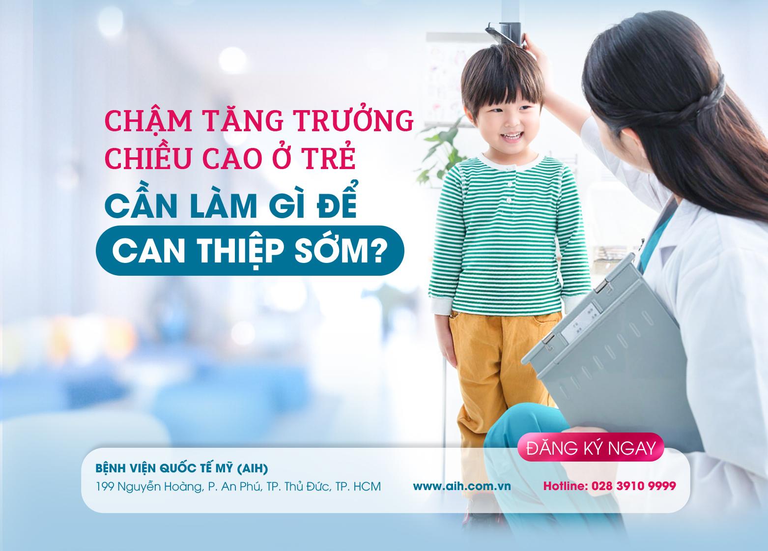 CHẬM TĂNG TRƯỞNG CHIỀU CAO Ở TRẺ: CẦN LÀM GÌ ĐỂ CAN THIỆP SỚM?