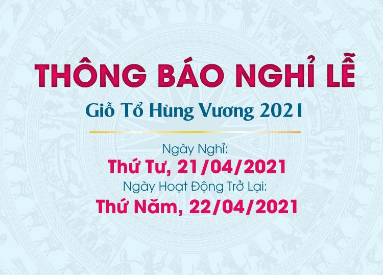 HOLIDAY SCHEDULE ANNOUNCEMENT ON THE HUNG KINGS ANNIVERSARY 2021