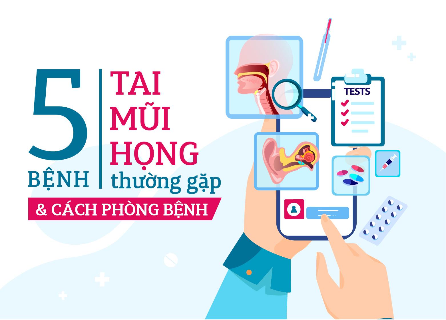5 BỆNH TAI MŨI HỌNG THƯỜNG GẶP & CÁCH PHÒNG BỆNH