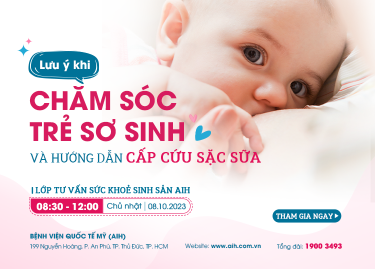 LỚP TƯ VẤN SỨC KHỎE SINH SẢN 08.10.2023:​ LƯU Ý KHI CHĂM SÓC TRẺ SƠ SINH VÀ HƯỚNG DẪN CẤP CỨU SẶC SỮA​