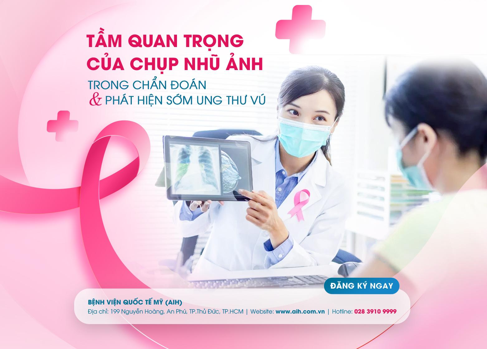TẦM QUAN TRỌNG CỦA CHỤP NHŨ ẢNH TRONG CHẨN ĐOÁN VÀ PHÁT HIỆN SỚM UNG THƯ VÚ