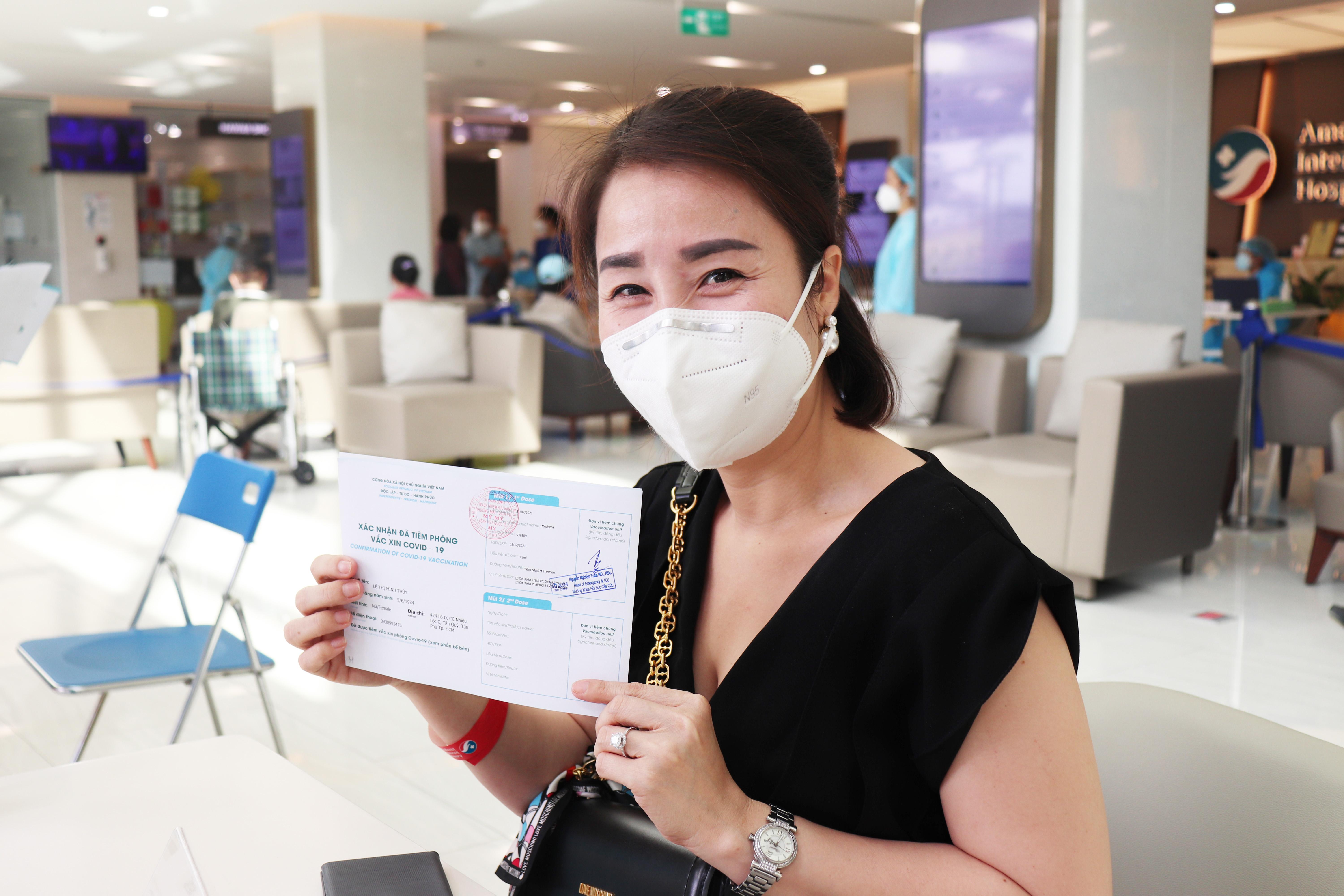 BỆNH VIỆN QUỐC TẾ MỸ (AIH) TRIỂN KHAI TIÊM VACCINE MODERNA CHO KHÁCH HÀNG THUỘC NHÓM CÓ BỆNH NỀN THEO QUY ĐỊNH CỦA SỞ Y TẾ TP.HCM