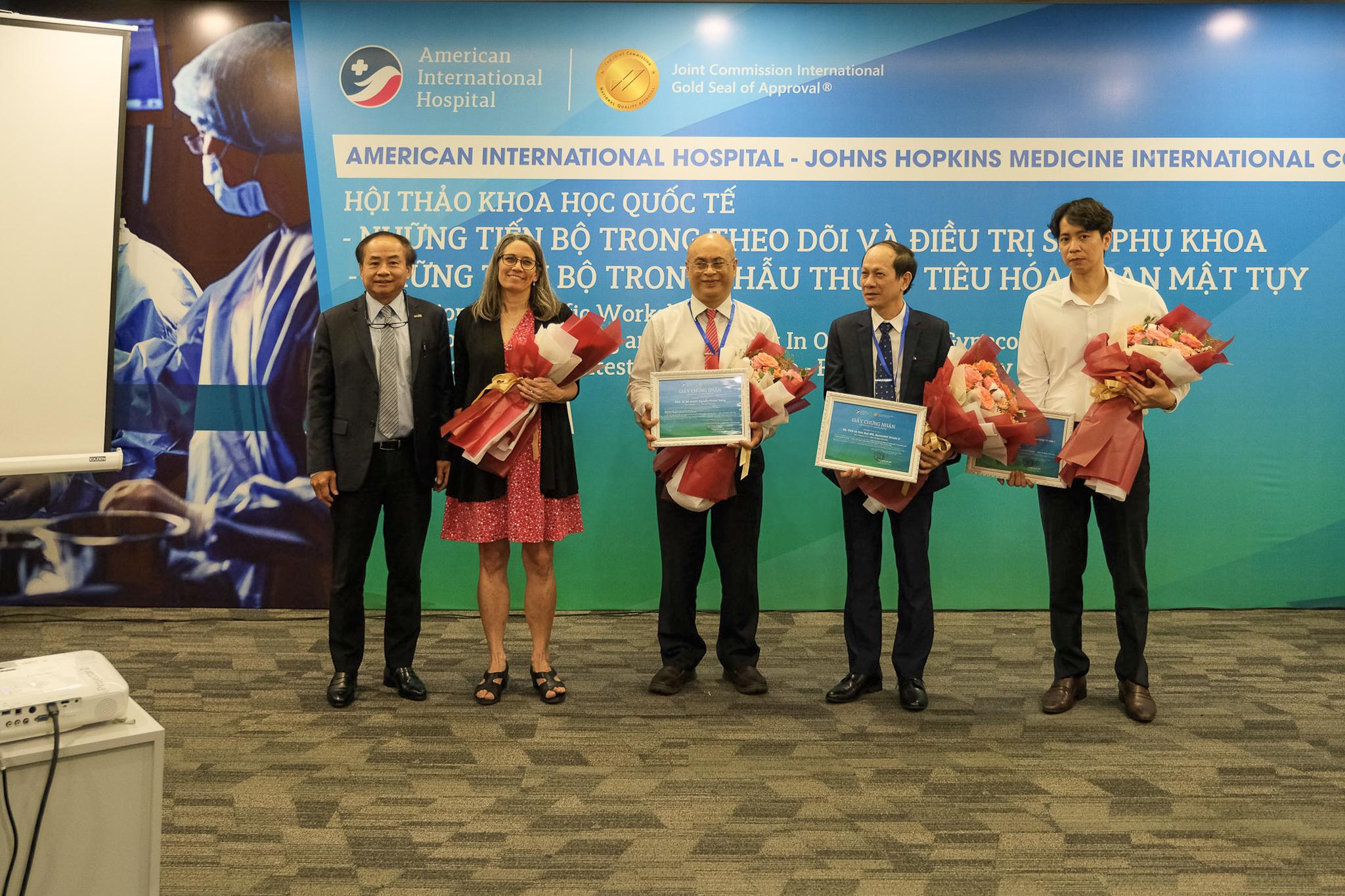 BỆNH VIỆN QUỐC TẾ MỸ (AIH) TỔ CHỨC THÀNH CÔNG HỘI THẢO KHOA HỌC QUỐC TẾ SẢN KHOA VÀ NGOẠI KHOA VỚI CÁC DIỄN GIẢ ĐẾN TỪ JOHNS HOPKINS MEDICINE VÀ CÁC BÁC SĨ ĐẦU NGÀNH CỦA VIỆT NAM