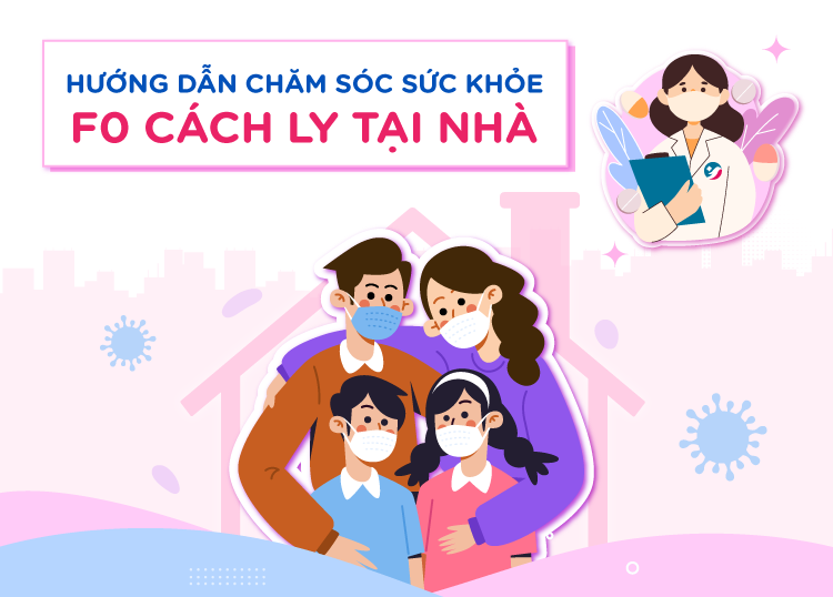 HƯỚNG DẪN CHĂM SÓC SỨC KHỎE F0 CÁCH LY TẠI NHÀ