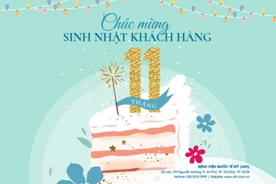 ƯU ĐÃI DÀNH CHO KHÁCH HÀNG CÓ SINH NHẬT TRONG THÁNG 11