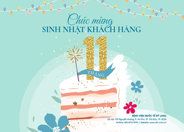 ƯU ĐÃI DÀNH CHO KHÁCH HÀNG CÓ SINH NHẬT TRONG THÁNG 11