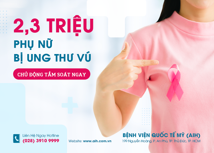 CÓ KHOẢNG 2,3 TRIỆU PHỤ NỮ TRÊN TOÀN CẦU BỊ CHẨN ĐOÁN MẮC UNG THƯ VÚ
