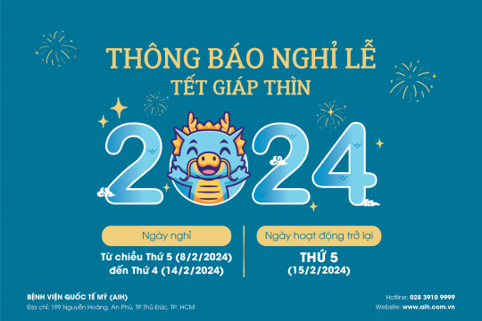 THÔNG BÁO LỊCH HOẠT ĐỘNG TẾT NGUYÊN ĐÁN – GIÁP THÌN 2024