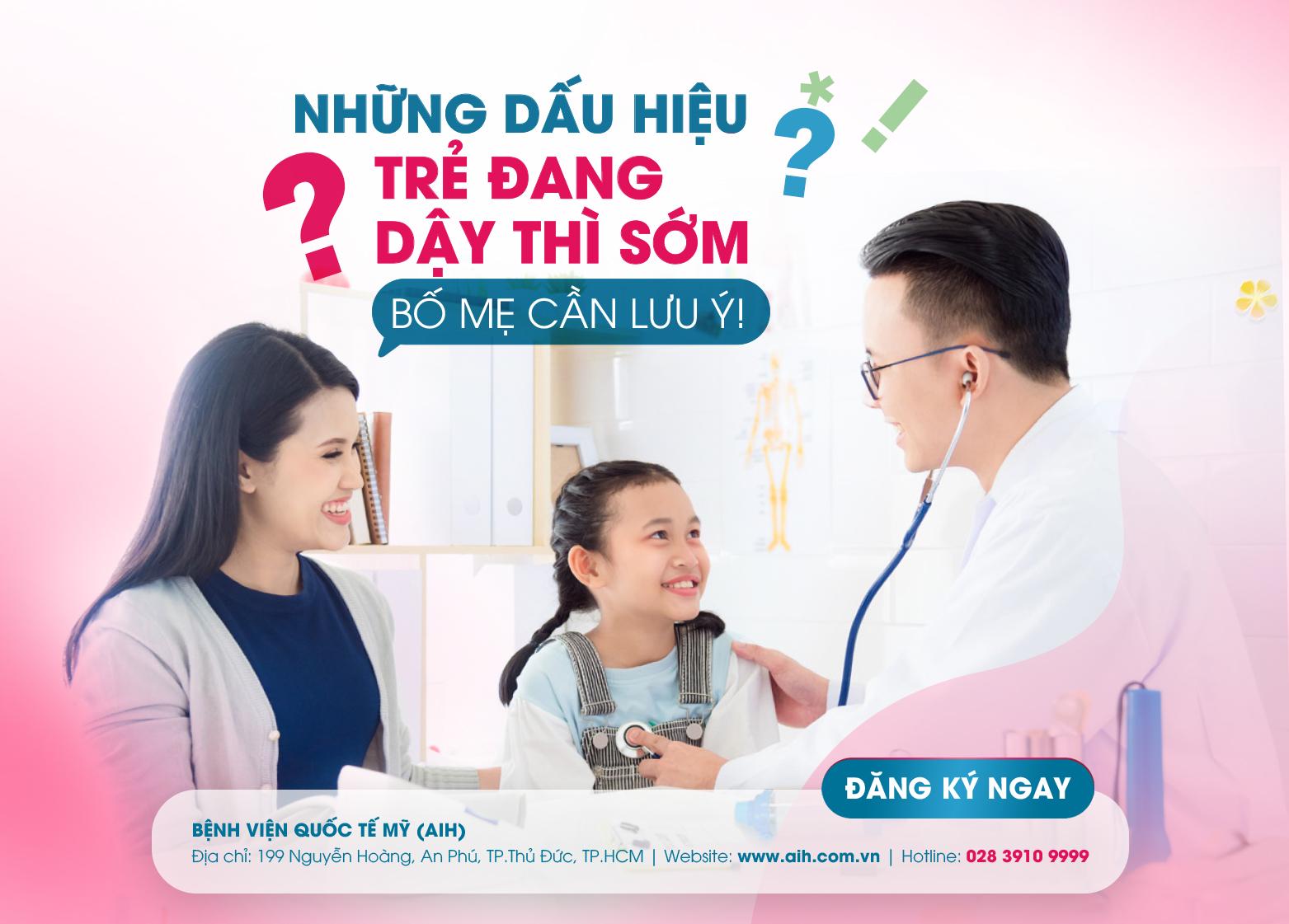 NHỮNG DẤU HIỆU TRẺ ĐANG DẬY THÌ SỚM BỐ MẸ CẦN LƯU Ý!