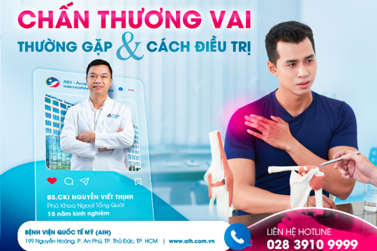 CÁC LOẠI CHẤN THƯƠNG VAI THƯỜNG GẶP VÀ CÁCH ĐIỀU TRỊ