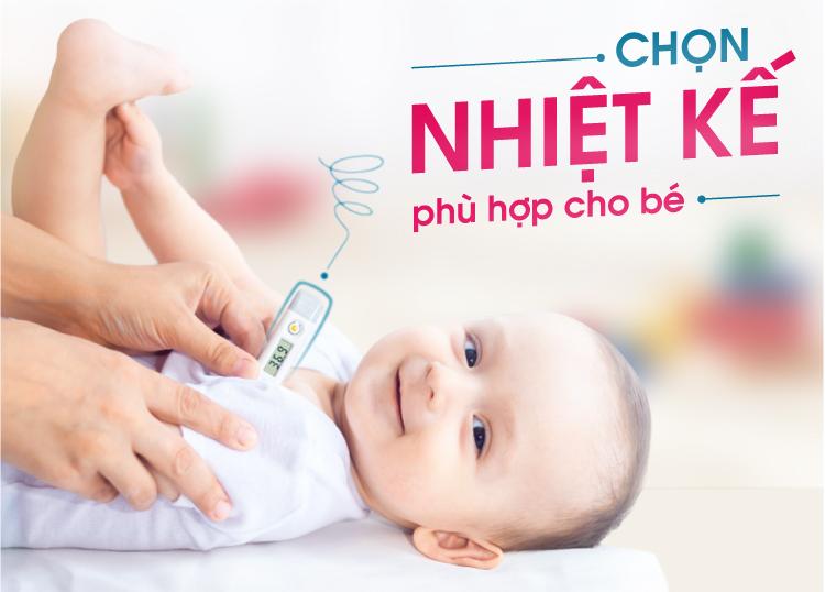 CHỌN NHIỆT KẾ PHÙ HỢP CHO BÉ
