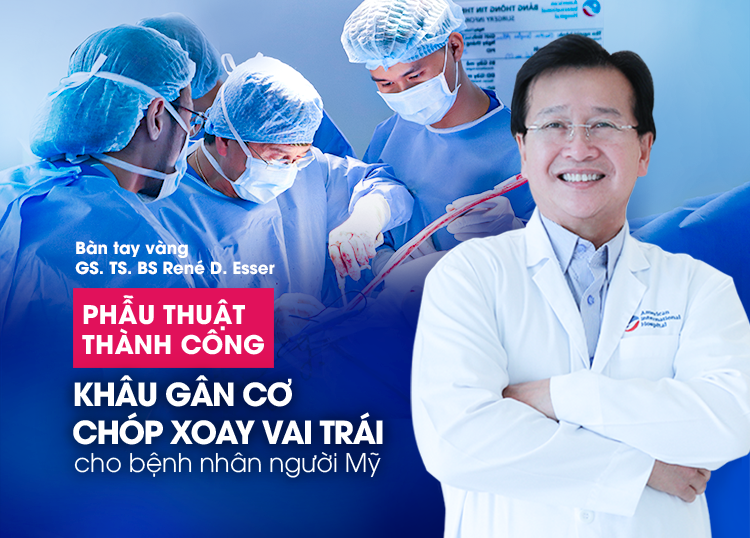 TỪNG PHẪU THUẬT 2 LẦN TẠI MỸ NHƯNG KHÔNG KHỎI, BỆNH NHÂN PHẪU THUẬT KHÂU GÂN CƠ CHÓP XOAY VAI TRÁI THÀNH CÔNG LẦN 3 TẠI AIH
