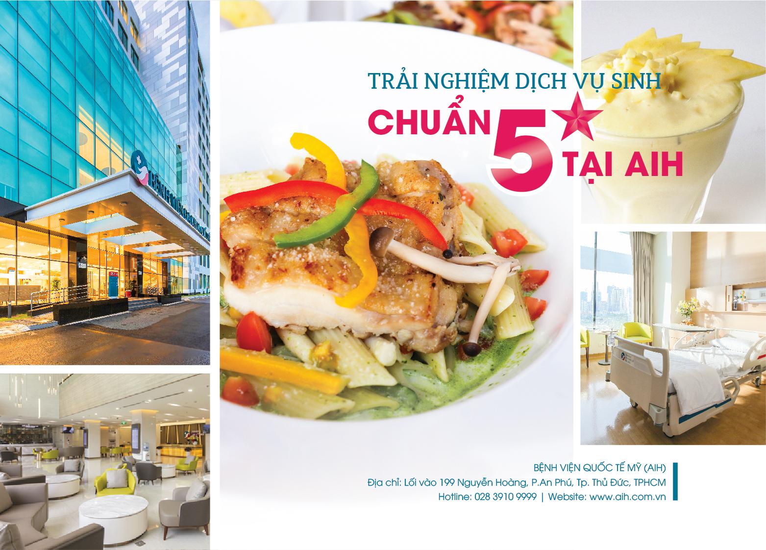 TRẢI NGHIỆM DỊCH VỤ SINH CHUẨN 5 SAO TẠI AIH