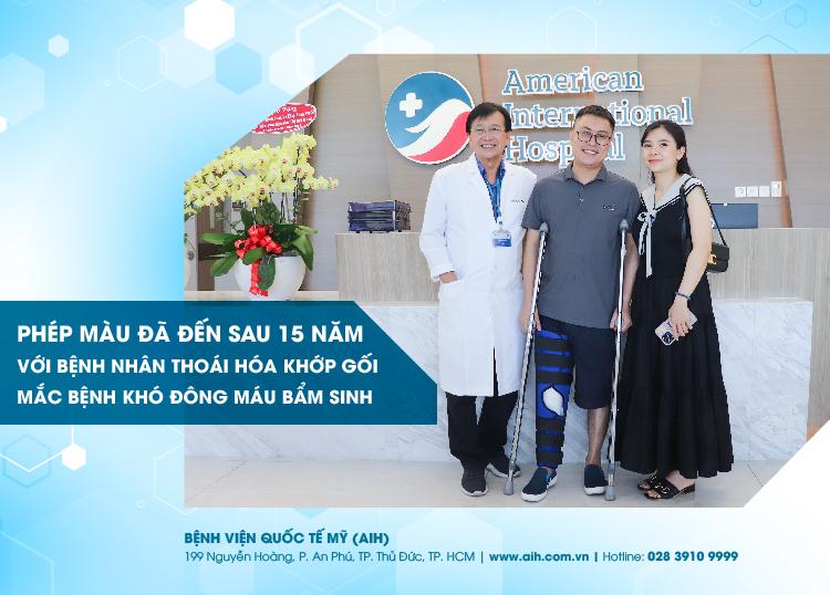 A MIRACLE AFTER 15 YEARS FOR A PATIENT WITH CONGENITAL HAEMOPHILIA AND KNEE OSTEOARTHRITIS