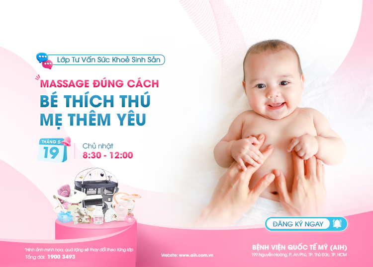 MẸ MASSAGE ĐÚNG CÁCH, GIÚP BÉ “CHẠM” YÊU THƯƠNG