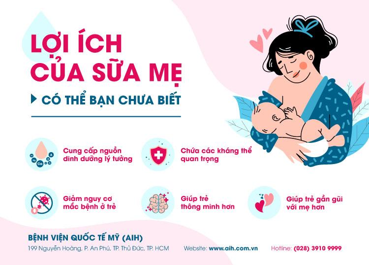 LỢI ÍCH CỦA SỮA MẸ, CÓ THỂ BẠN CHƯA BIẾT