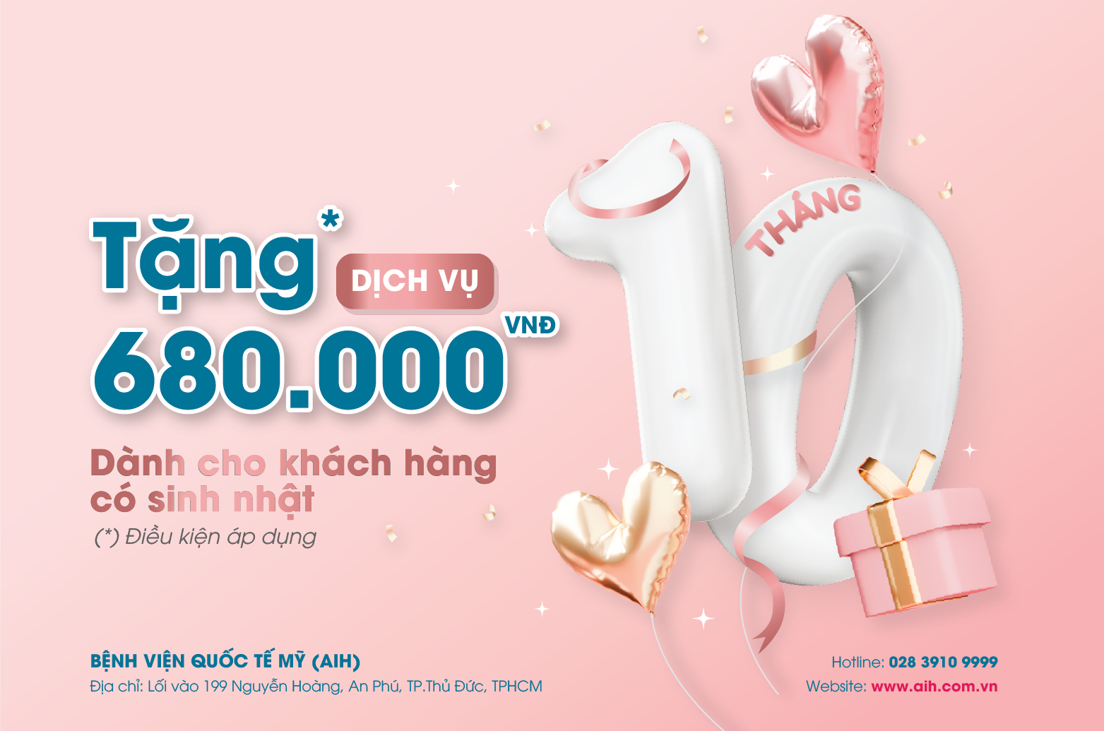 ƯU ĐÃI DÀNH CHO KHÁCH HÀNG CÓ SINH NHẬT TRONG THÁNG 10