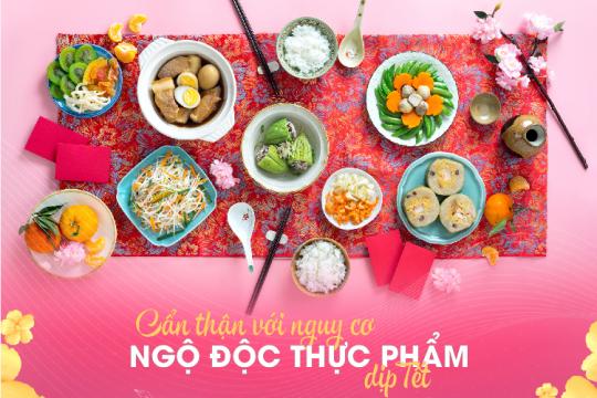 CẨN THẬN VỚI NGUY CƠ NGỘ ĐỘC THỰC PHẨM DỊP TẾT