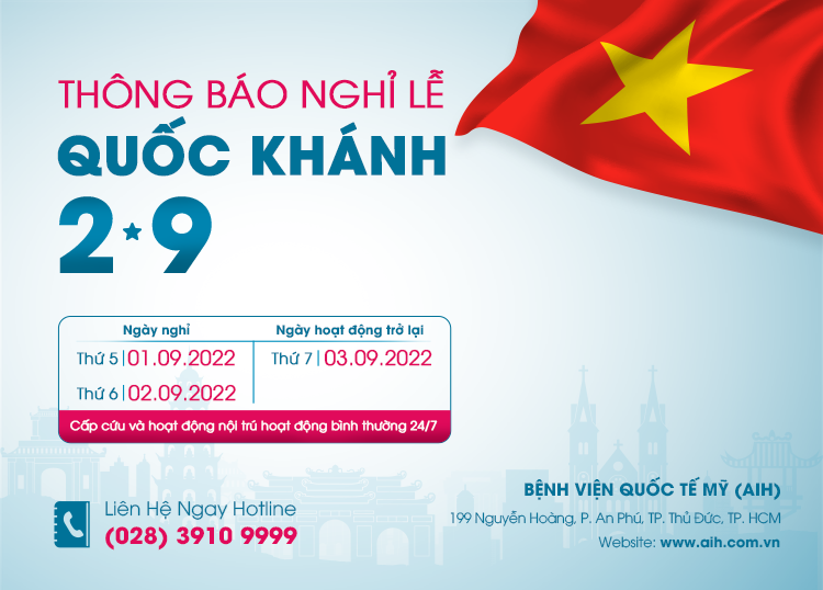 THÔNG BÁO LỊCH HOẠT ĐỘNG TRONG DỊP LỄ QUỐC KHÁNH 2/9​