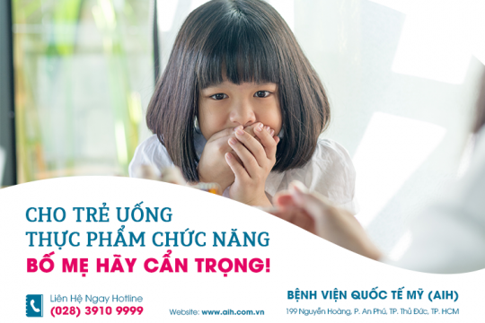 GIVE ORAL FUNCTIONAL FOODS TO CHILDREN: CAUTION FOR PARENTS